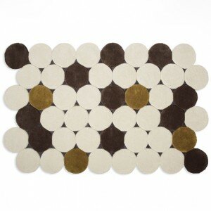 Gan Circulos Beige Rug