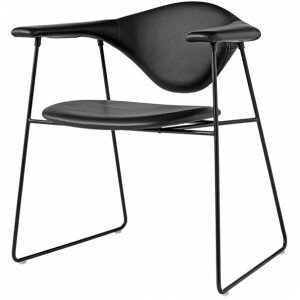 Gubi Masculo Chair With Black Frame