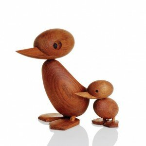duck and duckling white background