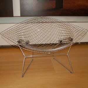 Knoll Large Diamond Armchair Unupholstered