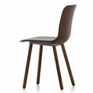 Vitra HAL Wood Leather Chair