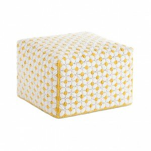 Gan Silai Small White Pouf