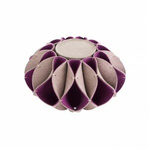 Gan Ruff Pouf High Purple