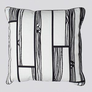 Wrong For Hay Printed Floorboards Cushion Set