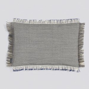 Hay Fray Rectangular Grey Cushion