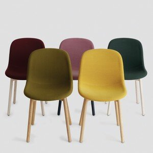 Wrong For Hay Neu13 Wood Base Chair Upholstered